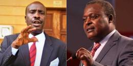 Collage of Lawyer Danstan Omari and late former Lugari MP Cyrus Jirongo.